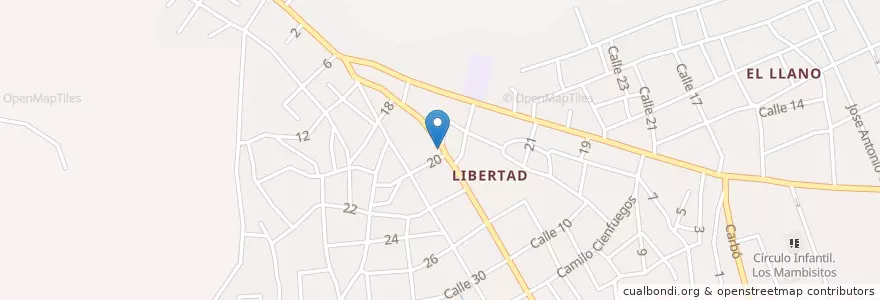 Mapa de ubicacion de Restaurante Labañino en Kuba, Holguín, Holguín.