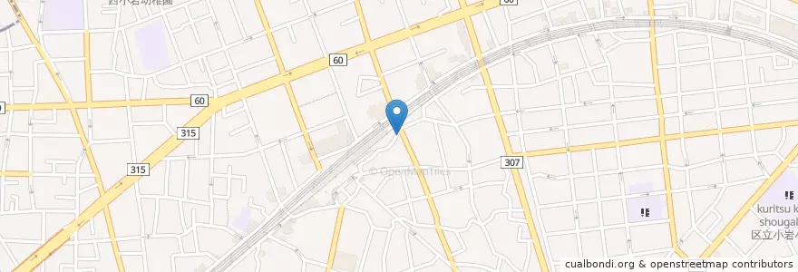 Mapa de ubicacion de 無尽蔵 en Japão, Tóquio, 江戸川区.