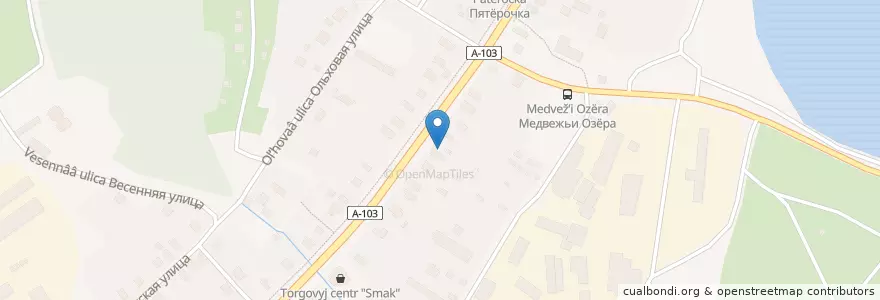 Mapa de ubicacion de Чудо-блюдо en روسيا, Центральный Федеральный Округ, محافظة موسكو, Городской Округ Щёлково.