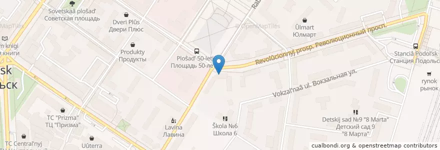 Mapa de ubicacion de Живи-ка en 俄罗斯/俄羅斯, Центральный Федеральный Округ, 莫斯科州, Городской Округ Подольск.