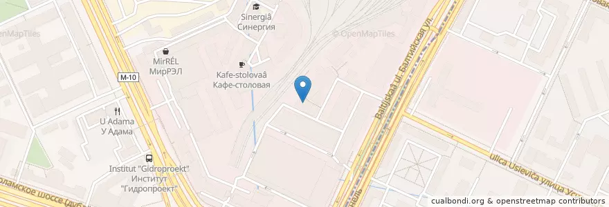 Mapa de ubicacion de Сборка en 俄罗斯/俄羅斯, Центральный Федеральный Округ, Москва, Северный Административный Округ, Район Сокол.