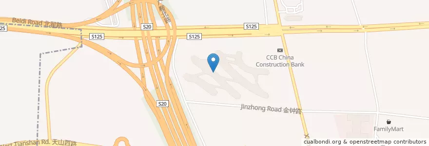 Mapa de ubicacion de Coco en China, Xangai, 长宁区.