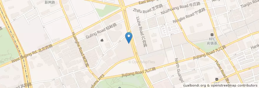 Mapa de ubicacion de HeyTea en China, Shanghai, Huangpu.
