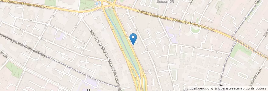 Mapa de ubicacion de По 50 en Россия, Центральный Федеральный Округ, Москва, Центральный Административный Округ, Район Арбат.