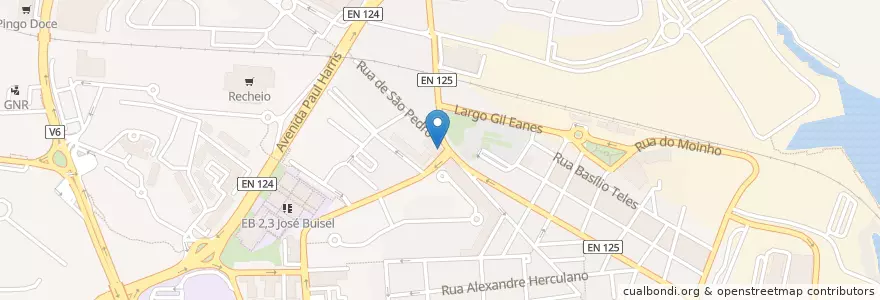 Mapa de ubicacion de Snack bar Dois Irimãos en Portugal, Algarve, Algarve, Faro, Portimão, Portimão.