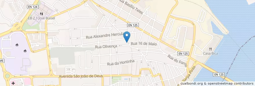 Mapa de ubicacion de Carvalho en Португалия, Алгарве, Алгарви, Faro, Portimão, Portimão.