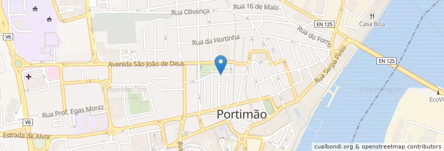 Mapa de ubicacion de Western Union en Portugal, Algarve, Algarve, Faro, Portimão, Portimão.