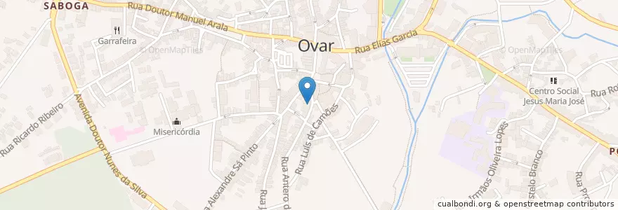 Mapa de ubicacion de Galito Dourado en 葡萄牙, Aveiro, Centro, Baixo Vouga, Ovar, Ovar, São João, Arada E São Vicente De Pereira Jusã.