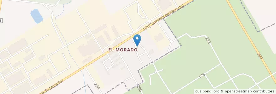 Mapa de ubicacion de Centro Recreativo El Morao en Küba, La Habana, La Lisa.