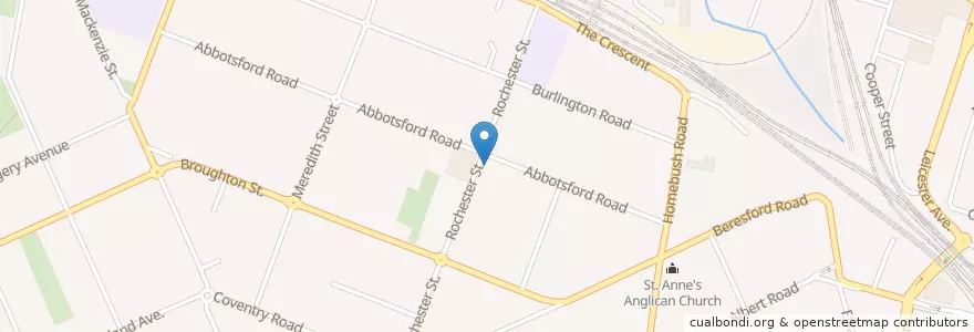 Mapa de ubicacion de Homebush Health Clinic en 오스트레일리아, New South Wales, Strathfield Municipal Council, 시드니.