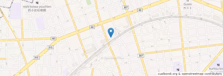 Mapa de ubicacion de UNIVERSAL en Japon, Tokyo, 江戸川区.