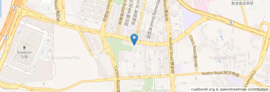 Mapa de ubicacion de 大家食 Eat Together en 중국, 광둥성, 홍콩, 가우룽, 신제, 油尖旺區 Yau Tsim Mong District.