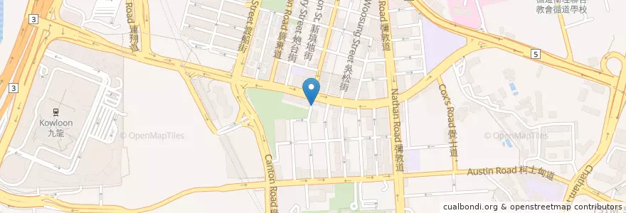 Mapa de ubicacion de 佳記美食 en China, Provincia De Cantón, Hong Kong, Kowloon, Nuevos Territorios, 油尖旺區 Yau Tsim Mong District.