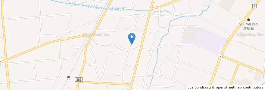 Mapa de ubicacion de 料亭南都屋 en ژاپن, 新潟県, 胎内市.