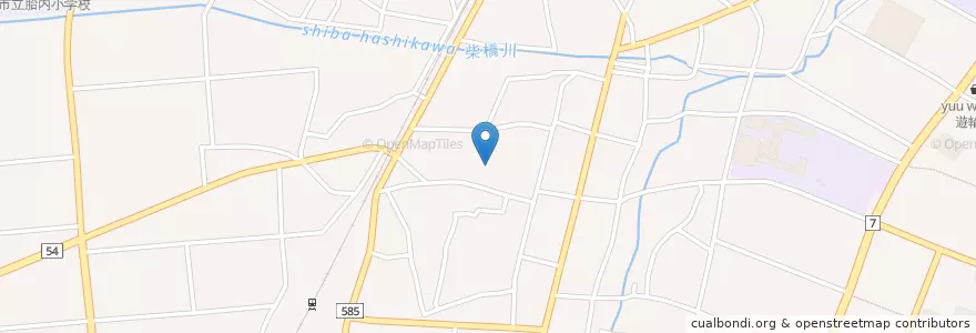 Mapa de ubicacion de 善良寺 en 日本, 新潟県, 胎内市.