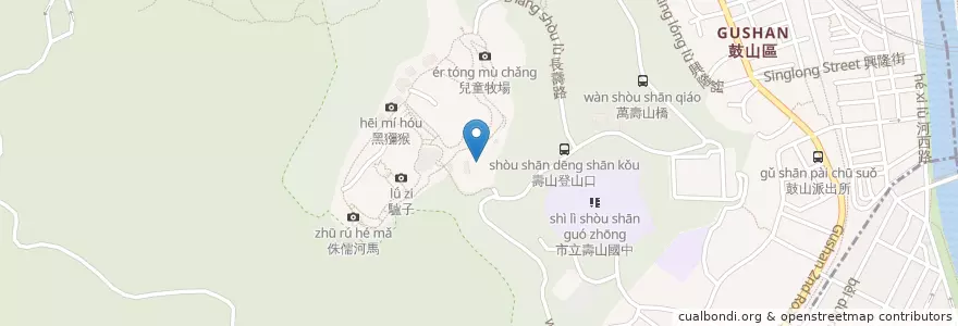 Mapa de ubicacion de 麥味登 en 臺灣, 高雄市, 鼓山區.