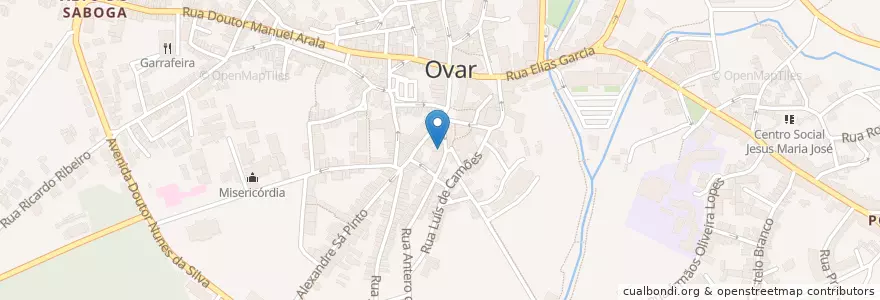 Mapa de ubicacion de Galito Dourado en 포르투갈, Aveiro, Centro, Baixo Vouga, Ovar, Ovar, São João, Arada E São Vicente De Pereira Jusã.
