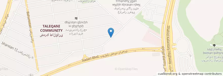 Mapa de ubicacion de عابر بانک en Irão, استان خراسان رضوی, شهرستان مشهد, Mashhad, بخش مرکزی شهرستان مشهد.