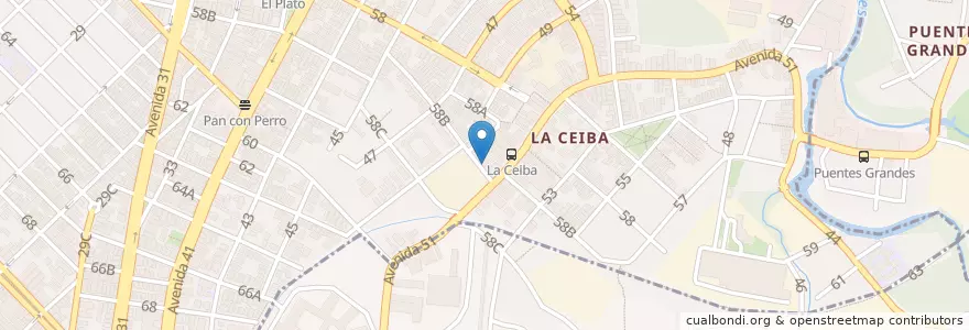 Mapa de ubicacion de Milán en Cuba, La Habana, Playa.