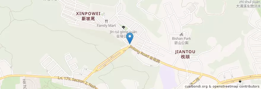 Mapa de ubicacion de Tierra Casa Restaurant en Taiwan, 新北市, Taipé, 內湖區.