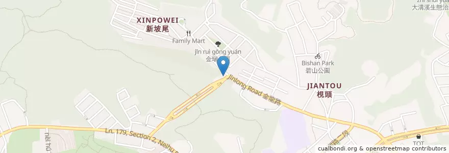 Mapa de ubicacion de 隧道音樂主題餐廳 en Taiwan, Neu-Taipeh, Taipeh, Neihu.