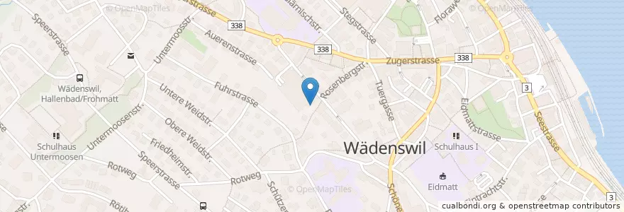Mapa de ubicacion de Budo-Schule Wädenswil en 스위스, 취리히, Bezirk Horgen, Wädenswil.