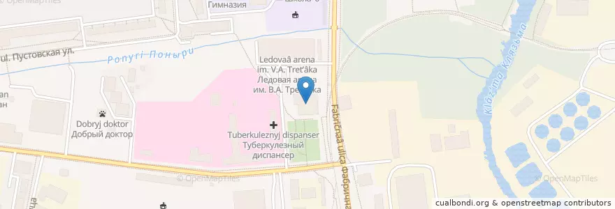 Mapa de ubicacion de Щёлковский театр en Rusia, Distrito Federal Central, Óblast De Moscú, Городской Округ Щёлково.