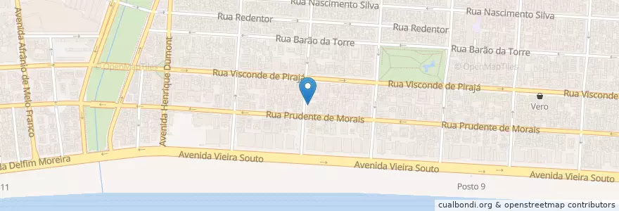 Mapa de ubicacion de Fresh & Good en Brasil, Região Sudeste, Rio De Janeiro, Região Metropolitana Do Rio De Janeiro, Região Geográfica Imediata Do Rio De Janeiro, Região Geográfica Intermediária Do Rio De Janeiro, Rio De Janeiro.