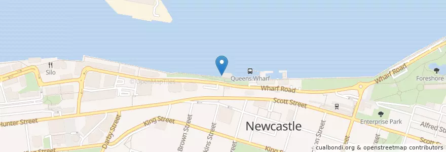 Mapa de ubicacion de Battlesticks en Avustralya, New South Wales, Newcastle City Council, Newcastle-Maitland.