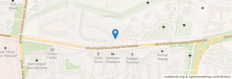 Mapa de ubicacion de Хоттабыч en Rusland, Centraal Federaal District, Oblast Belgorod, Белгородский Район, Городской Округ Белгород.
