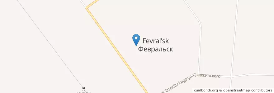 Mapa de ubicacion de Узбекская кухня en Russie, District Fédéral Extrême-Oriental, Oblast D'Amour, Селемджинский Район, Городское Поселение Февральск.