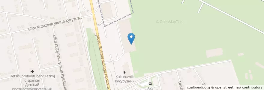 Mapa de ubicacion de Медпункт en Rusia, Distrito Federal Central, Óblast De Bélgorod, Белгородский Район, Городской Округ Белгород.
