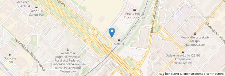 Mapa de ubicacion de Cofix en Rusia, Distrito Federal Central, Москва, Distrito Administrativo Central, Тверской Район.