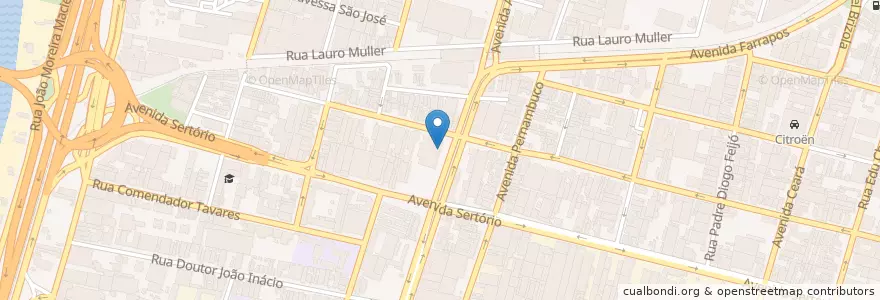 Mapa de ubicacion de São João en Brazilië, Regio Zuid, Rio Grande Do Sul, Metropolitaans Regio Van Porto Alegre, Região Geográfica Intermediária De Porto Alegre, Região Geográfica Imediata De Porto Alegre, Porto Alegre.