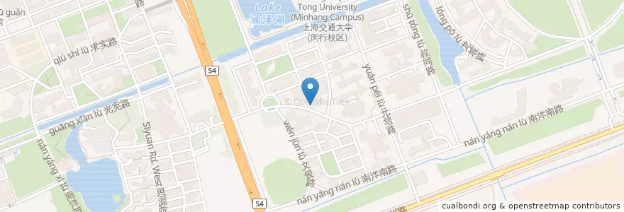 Mapa de ubicacion de Bank of China en Cina, Shanghai, Distretto Di Minhang.