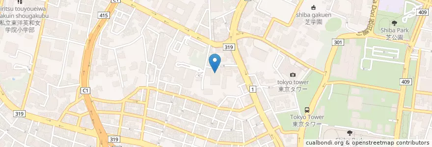 Mapa de ubicacion de ラジオ日本 en Japon, Tokyo, 港区.