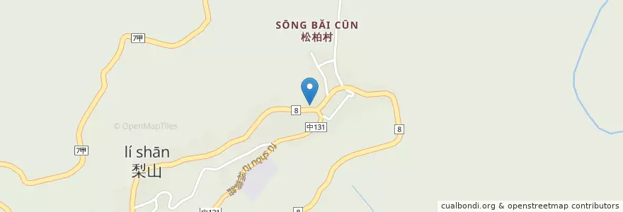 Mapa de ubicacion de 吉祥小吃 en 臺灣, 臺中市, 和平區.