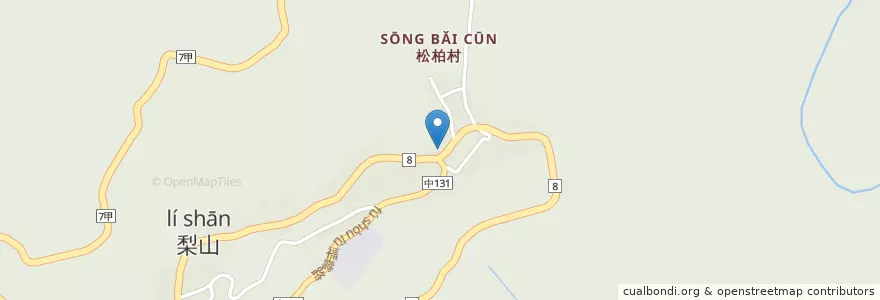 Mapa de ubicacion de 滷菜\湯 en تايوان, تاي شانغ, 和平區.