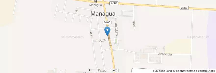 Mapa de ubicacion de Casa de la cultura managua en Cuba, La Habana, Arroyo Naranjo.