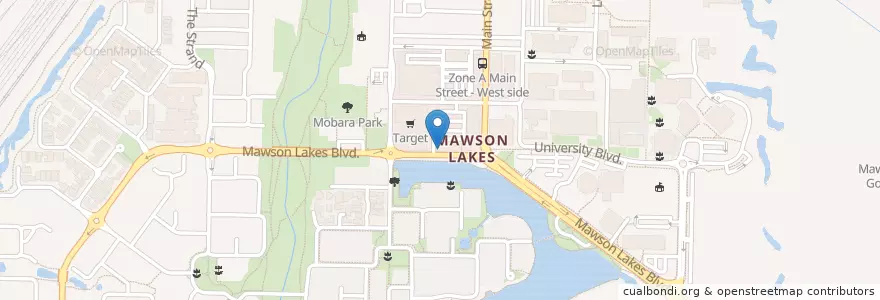 Mapa de ubicacion de Boat Deck Cafe en Austrália, Austrália Meridional, Adelaide, City Of Salisbury.