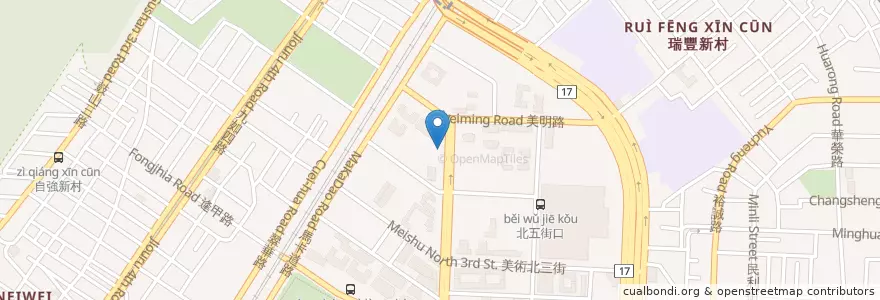 Mapa de ubicacion de 御禾屋日式料理店 en تایوان, کائوهسیونگ, 鼓山區.