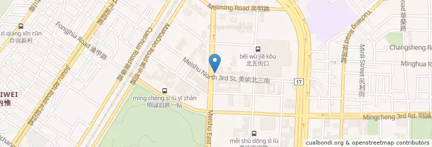 Mapa de ubicacion de 酷多思Kudos Coffee en تايوان, كاوهسيونغ, 鼓山區.