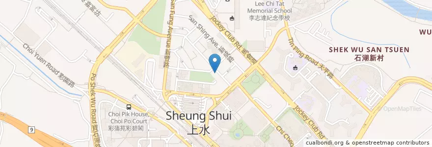 Mapa de ubicacion de 巧手製作蒸飯包點專門店 en چین, هنگ‌کنگ, گوانگ‌دونگ, 新界 New Territories, 北區 North District.