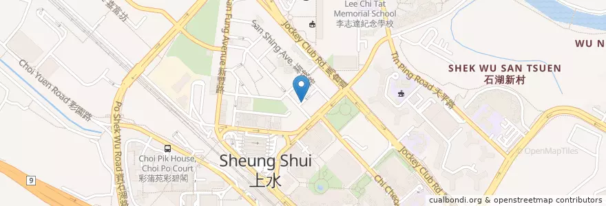 Mapa de ubicacion de 樂樂冰室 en Çin, Hong Kong, Guangdong, Yeni Bölgeler, 北區 North District.