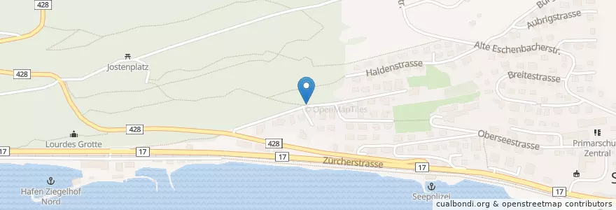 Mapa de ubicacion de VVS Ruhebank Nr. 47 en Schweiz/Suisse/Svizzera/Svizra, Sankt Gallen, Wahlkreis See-Gaster, Schmerikon.