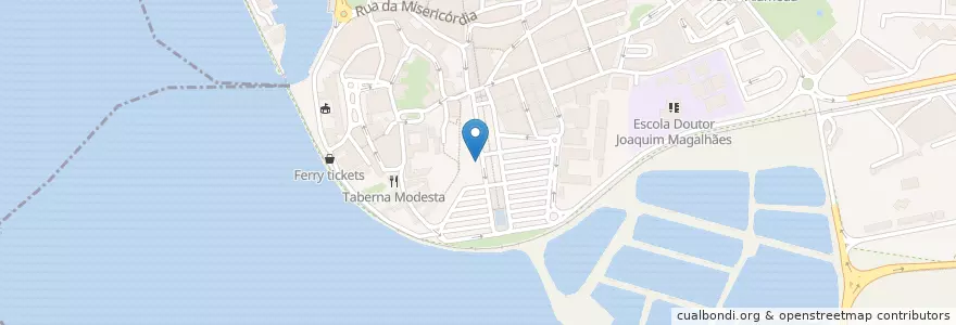 Mapa de ubicacion de FAR-00001 en البرتغال, الغرب, الغرب, فارو, فارو, فارو.