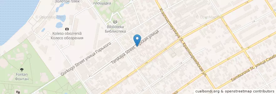 Mapa de ubicacion de Кафе-пиццерия Олива en Russia, Distretto Federale Meridionale, Territorio Di Krasnodar, Городской Округ Анапа.