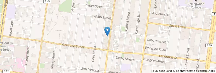 Mapa de ubicacion de A1 Fixit en 오스트레일리아, Victoria, City Of Yarra.