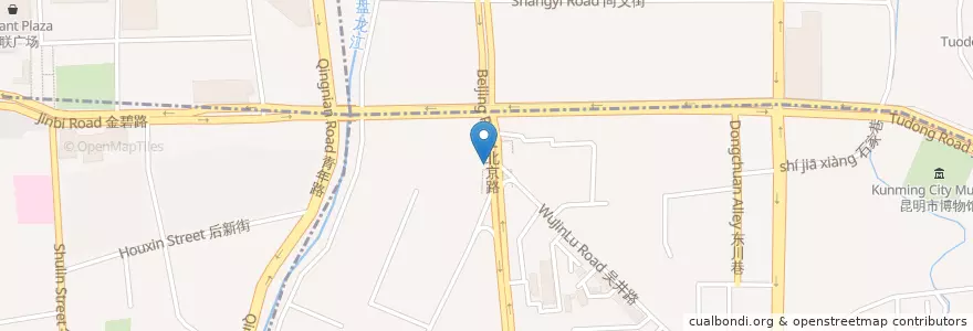 Mapa de ubicacion de ATM 24h en Çin, Yünnan, 昆明市, 官渡区.