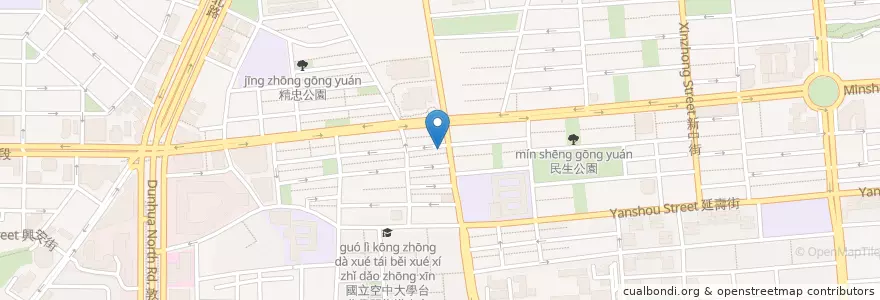 Mapa de ubicacion de 三友拉麵 en Taiwan, Nuova Taipei, Taipei, Distretto Di Songshan.
